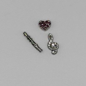 Origami Owl Flute Charm Set